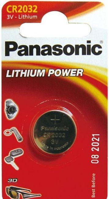 Panasonic Bateria Lithium Power CR2032 220mAh 1 vnt.