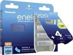 Panasonic Eneloop AA baterijų pakuotė su dėžute