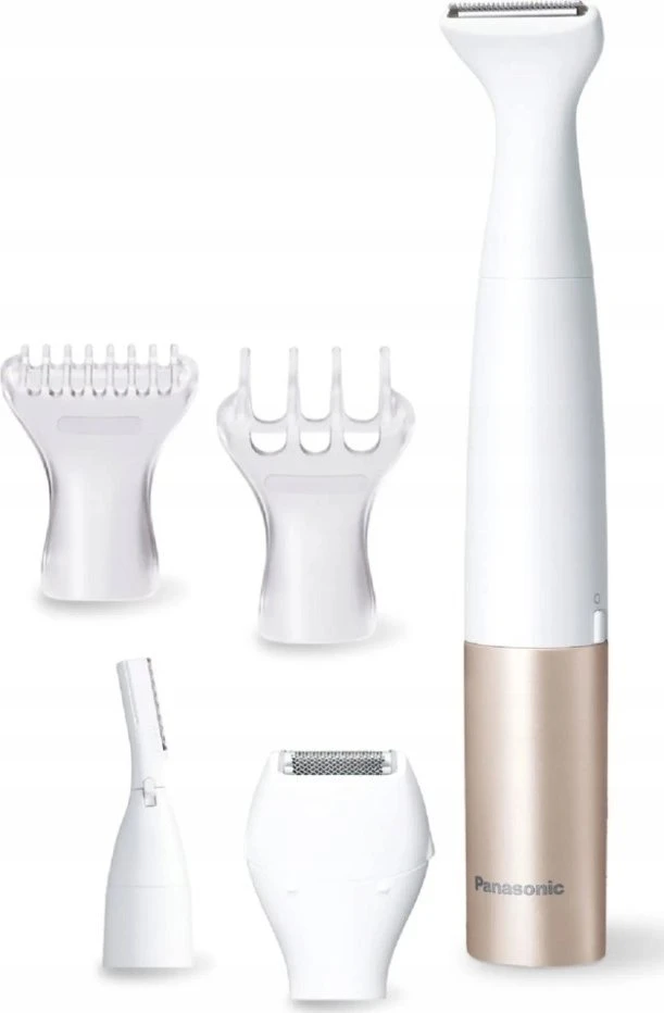 Panasonic 5-in-1 kūno ir bikinio žoliapjovės rinkinys | ES-WM31 | Belaidis | Drėgnas ir sausas | Baltas/Gold Rose