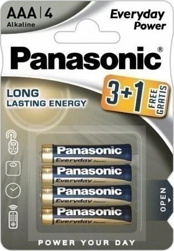 Panasonic Batteries Baterijos Panasonic LR03 EPS 6+4BP Angry Birds