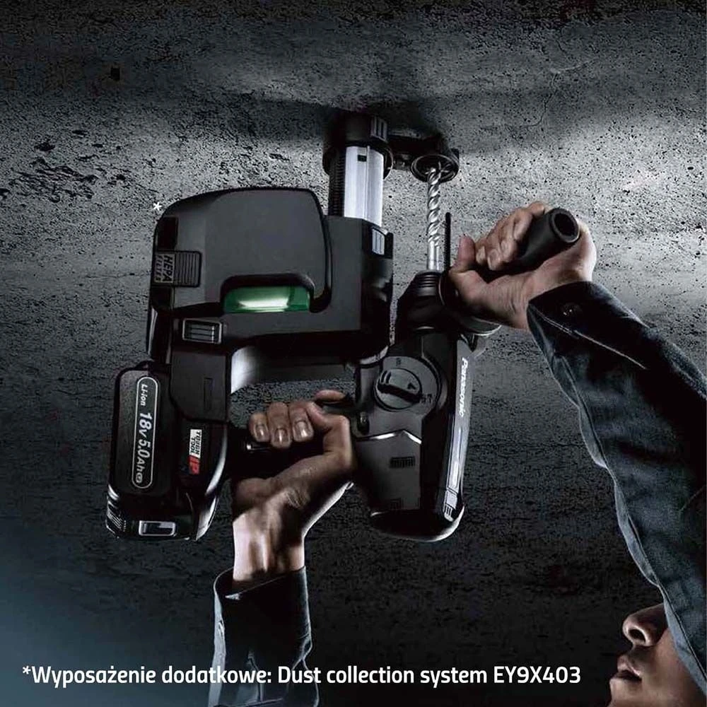 Panasonic perforatorius su dulkių nusiurbimo sistema