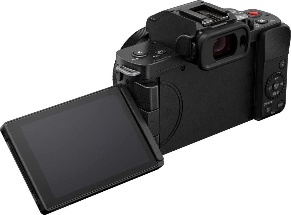 Panasonic „Lumix DC-G100DV“ fotoaparatas + H-FS 12-32 f/3.5-5.6 + DMW-SHGR2 trikojis (DC-G100DVEGK)