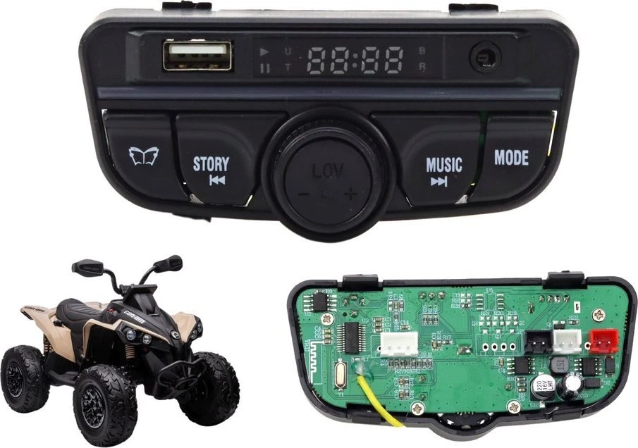 Lean Cars garso valdymo pultas su USB jungtimi