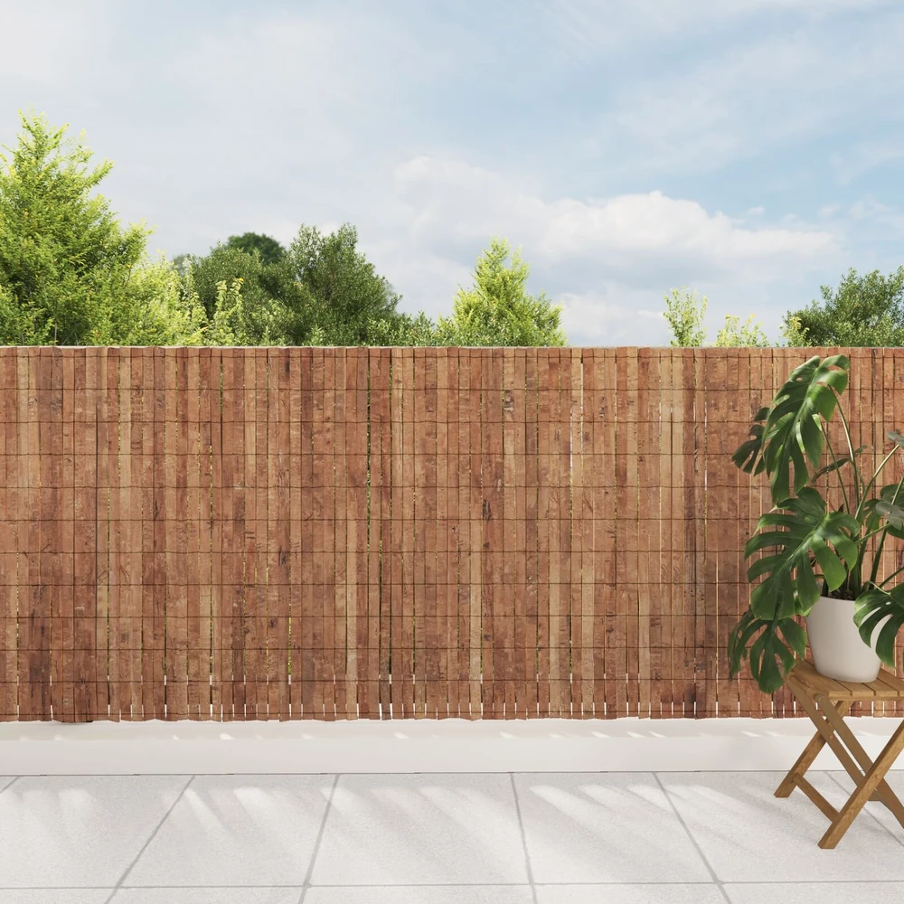 Žievės tvora 400 x 125 cm Žievė Ruda