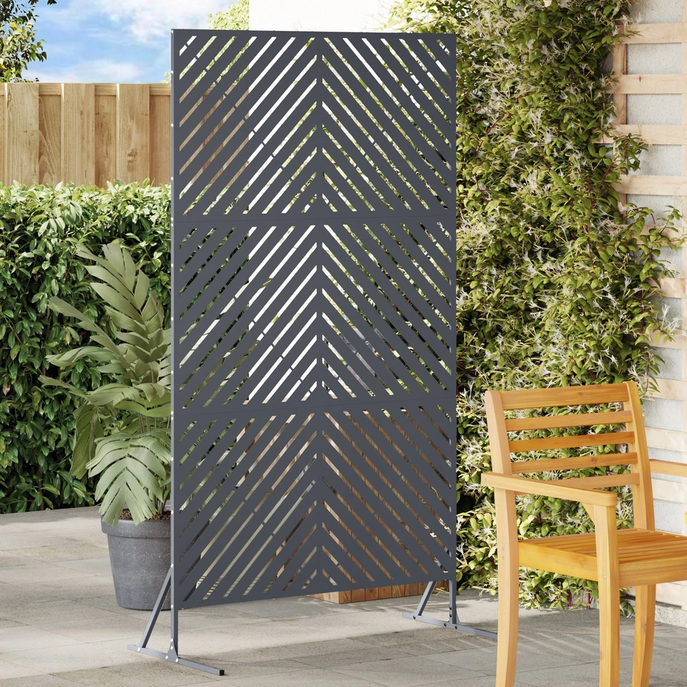 Privatumo žaliuzės 100 x 50 x 180 cm Plienas Antracito