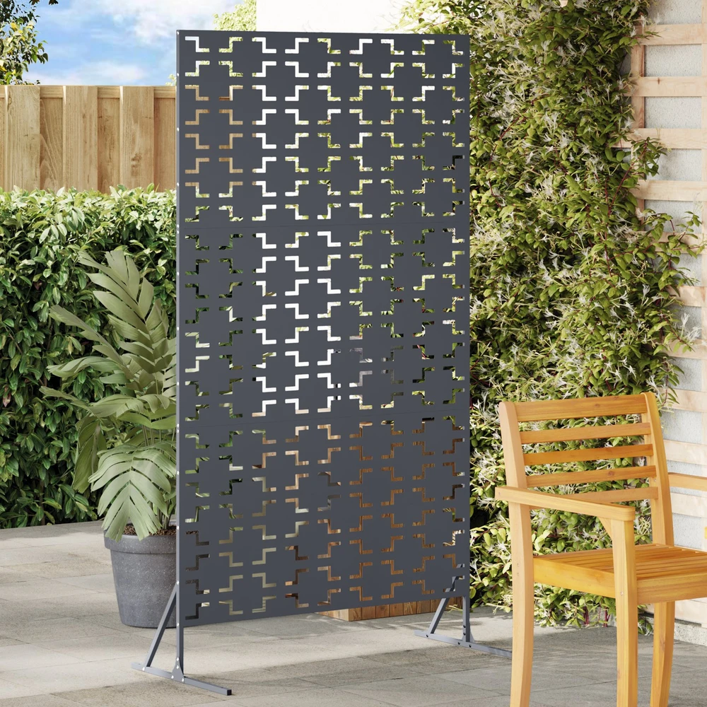 Privatumo žaliuzės 100 x 50 x 180 cm Plienas Antracito