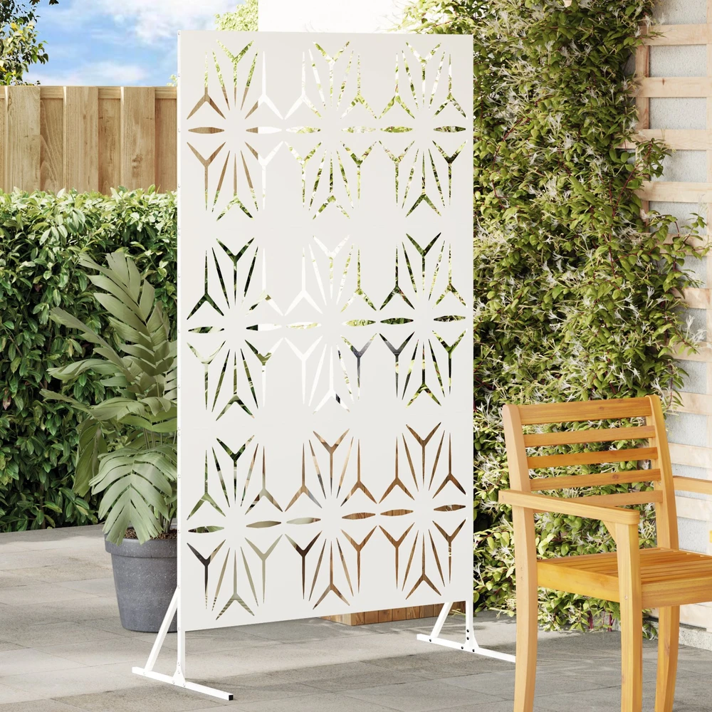 Privatumo žaliuzės 100 x 50 x 180 cm Plienas Balta