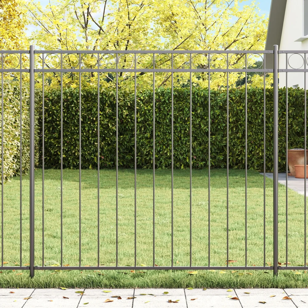 Tvorelių elementas ASSEN 170 x 150 cm Plienas Pilka