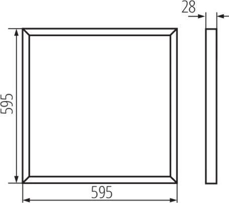 Kanlux SPALVOTAS LED ŠVIESOS Juodas LEDN2 40W-NW