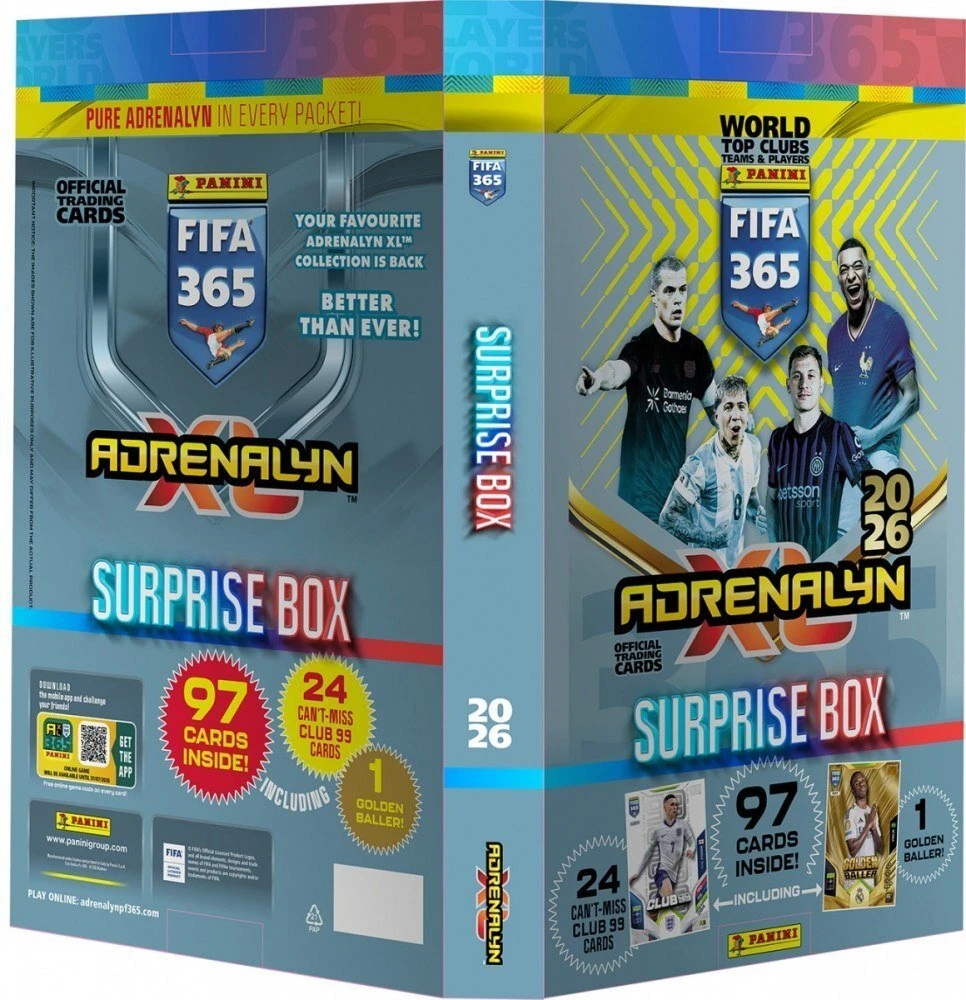 PANINI FIFA Adrenalyn XL 2026 staigmenų dėžutė 02545