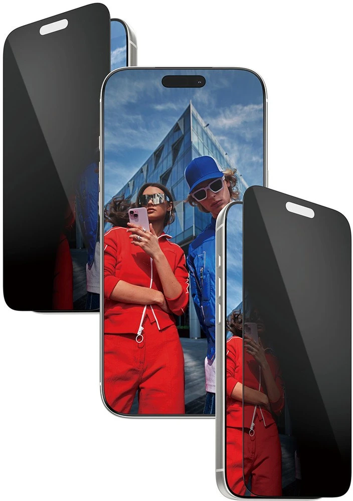 „Panzer Glass PanzerGlass“ itin plataus pritaikymo „EasyAligner“ privatumo stiklas, skirtas „iPhone 17 Pro Max“