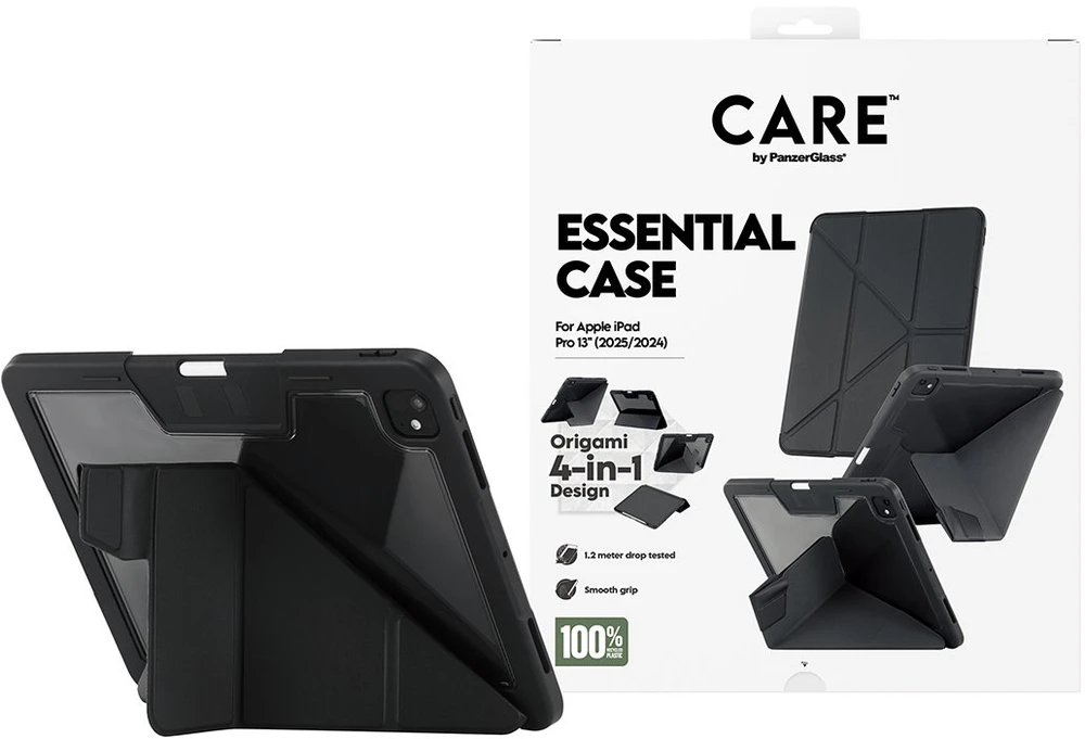 Panzer Glass „CARE by PanzerGlass“ TPU dėklas, skirtas „iPad Pro 13“, juodas