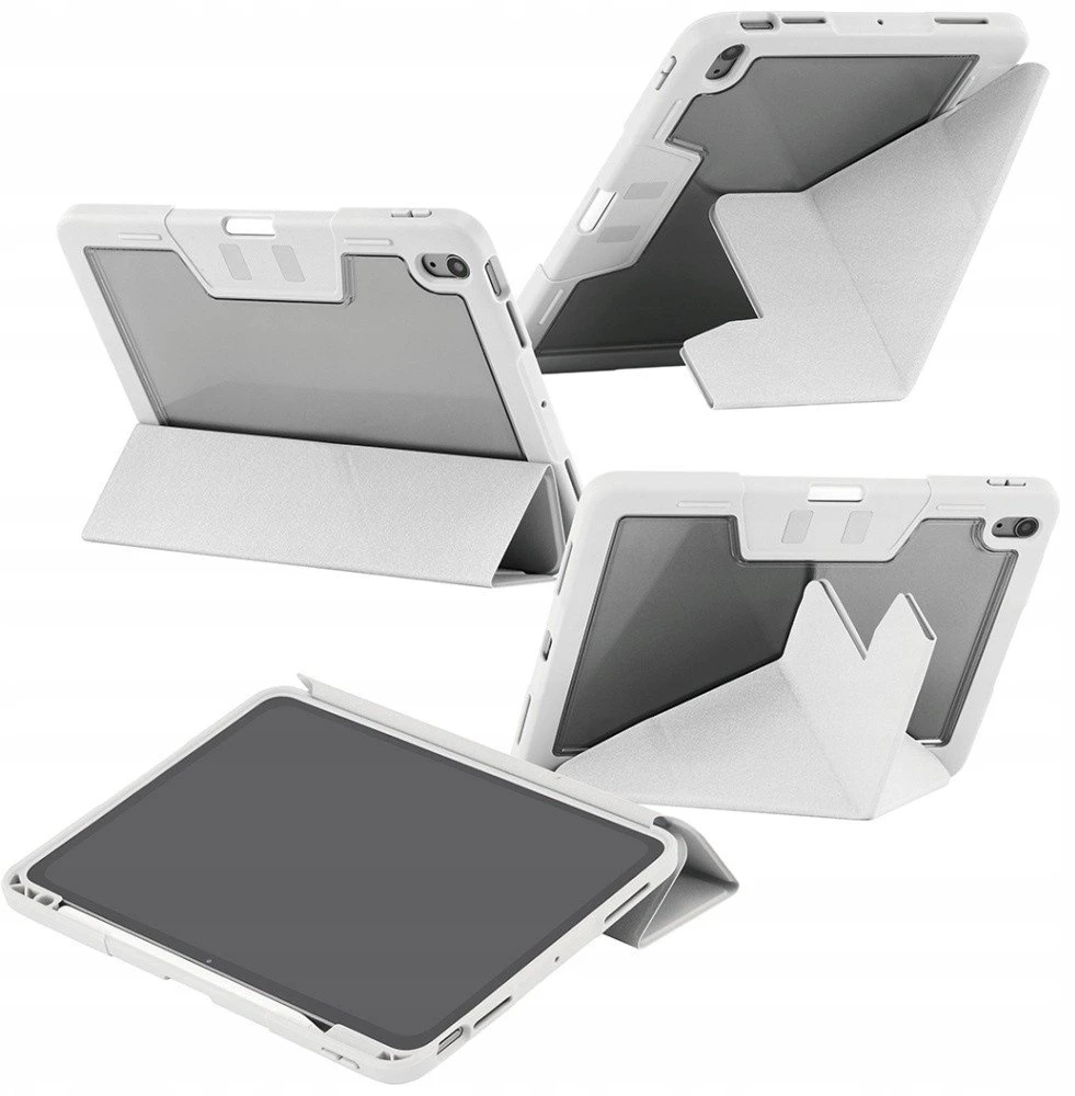 „Panzer Glass Care by PanzerGlass“ Y formos sulankstomas dėklas, skirtas „iPad Air 11" 2025“ (7-os kartos) / „iPad Air 11" 2024“ (6-os kartos) – šviesiai pilkos spalvos