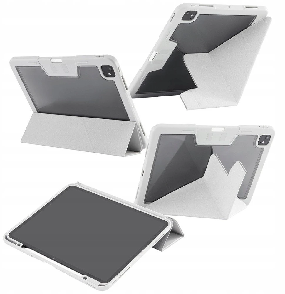 „Panzer Glass Care by PanzerGlass“ Y formos sulankstomas dėklas, skirtas „iPad Pro 13“ (2024 / 2025) – šviesiai pilkos spalvos