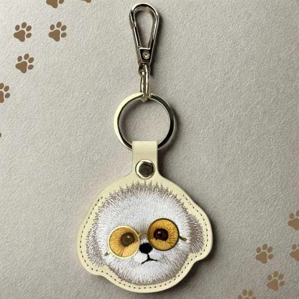 Dėklas locator Nimmy Glasses Cool Dog khaki