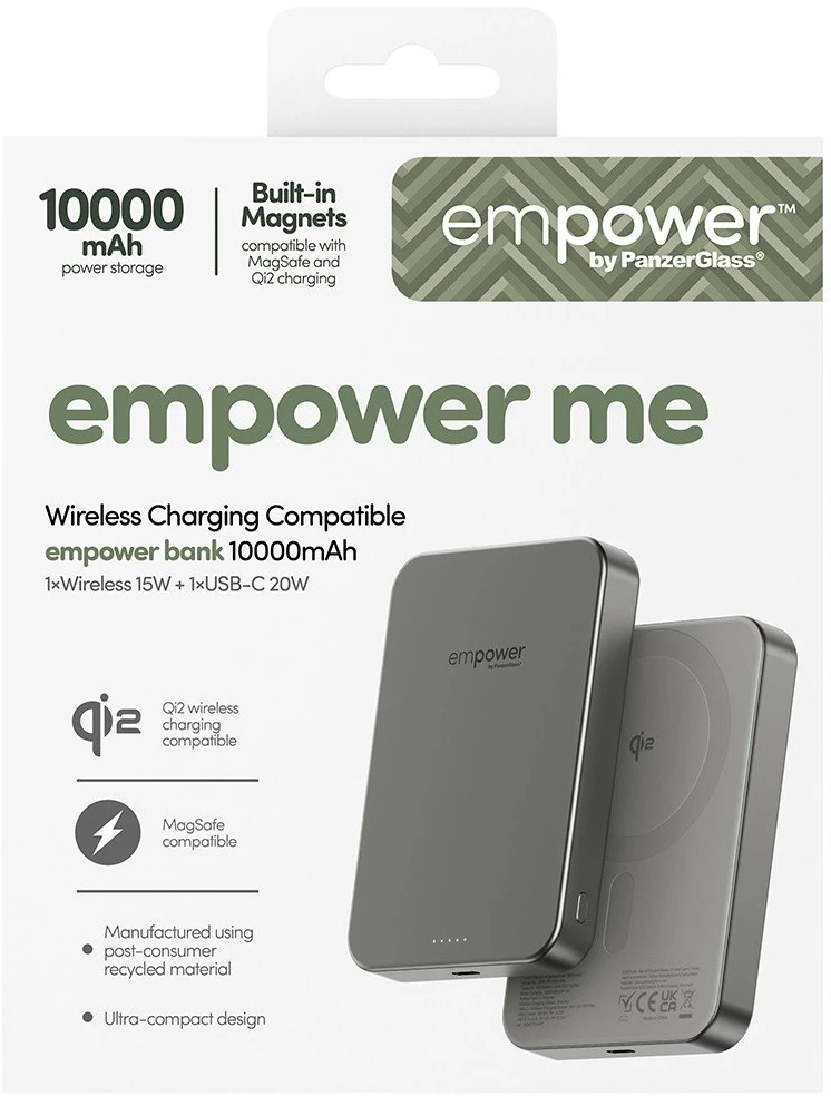 Panzer Glass Powerbank PanzerGlass empower 10000 mAh Tytanowy (EM77942)