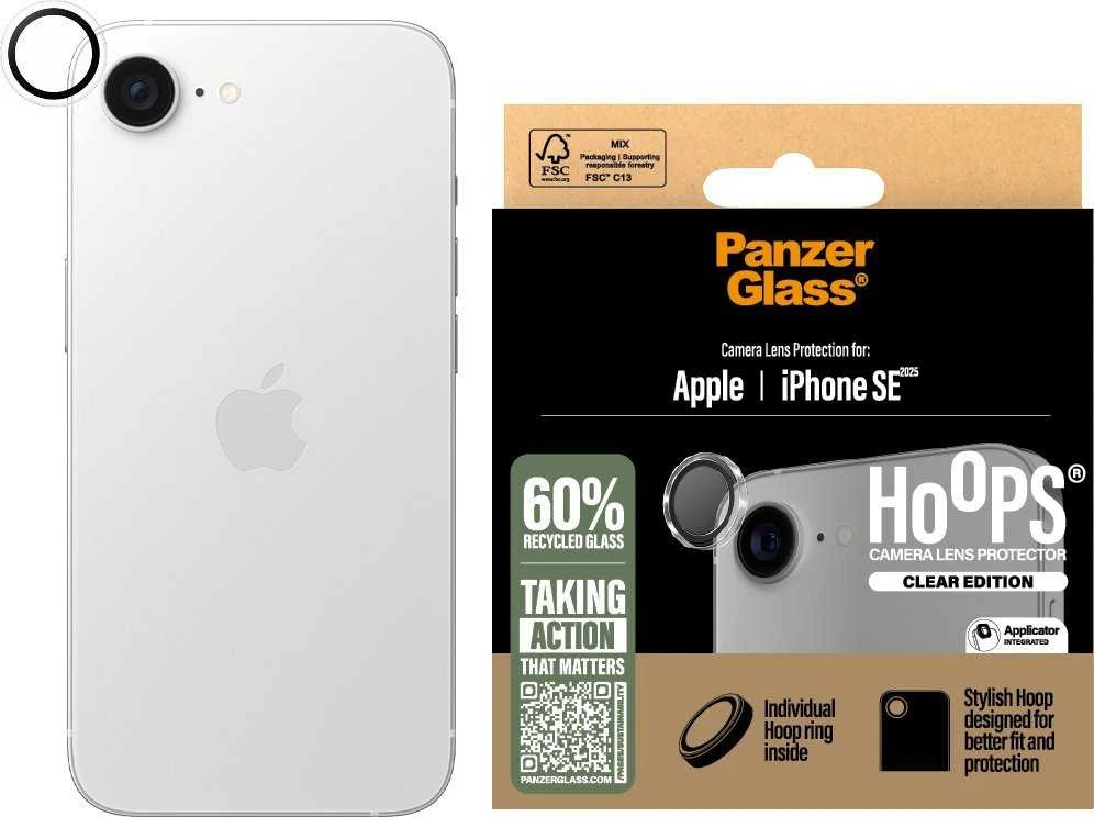 Panzer Glass Apsauginis stiklas objektyvui PanzerGlass Hoops Lens Protector Apple iPhone 16e skaidrus