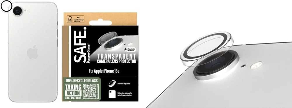 Panzer Glass Apsauginis stiklas objektyvui SAFE by PanzerGlass Rings Lens Protector Apple iPhone 16e