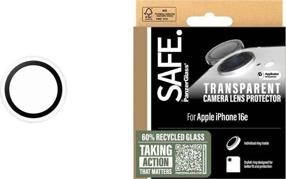 Panzer Glass Apsauginis stiklas objektyvui SAFE by PanzerGlass Rings Lens Protector Apple iPhone 16e