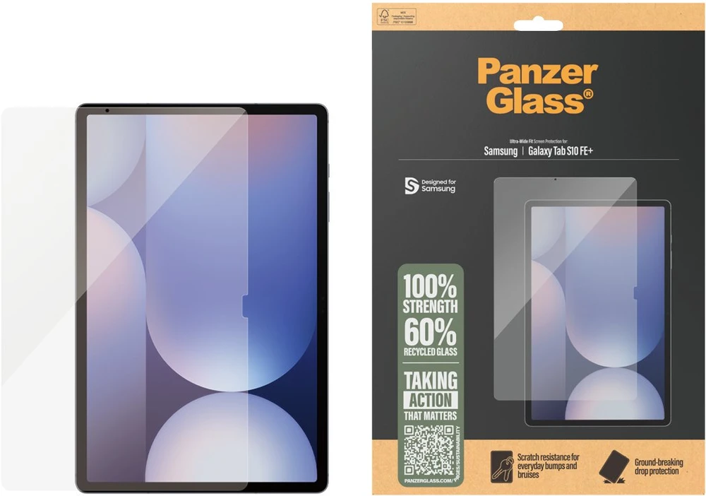 Panzer Glass Grūdintas stiklas PanzerGlass Ultra-Wide Fit do Samsung Galaxy Tab S10 FE+