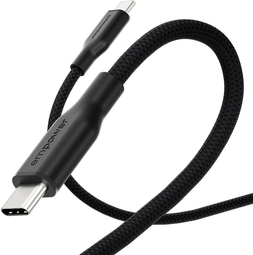 Panzer Glass Kabelis USB PanzerGlass USB-C - USB-C 2 m Juodas (EM94057)