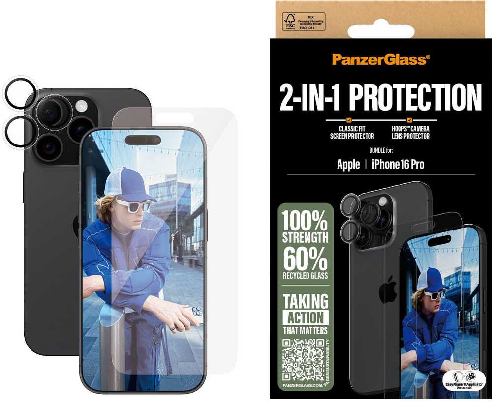 Panzer Glass PANZERGLASS 2-IN-1 BUNDLE - IPHONE 16 PRO