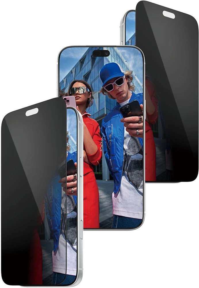 Panzer Glass PanzerGlass dvipusė privatumo ekrano apsauga Ultra-Wide Fit – privatumo stiklas, skirtas iPhone 18 Pro Max (PG37957)