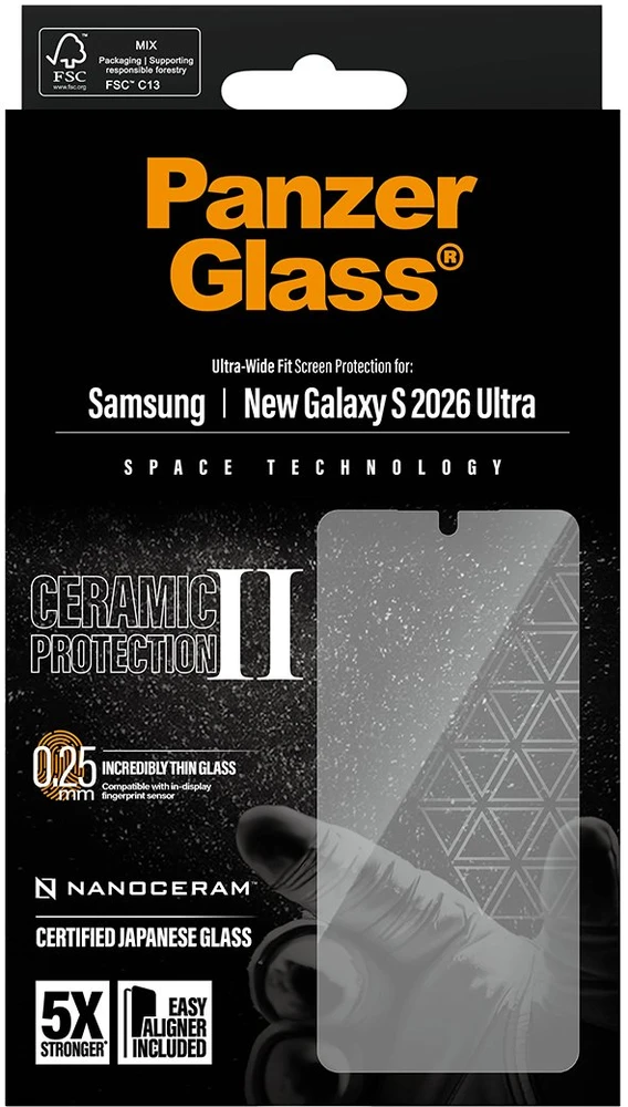 Panzer Glass PanzerGlass Ultra-Wide Fit EasyAligner do Samsung Galaxy S26 Ultra
