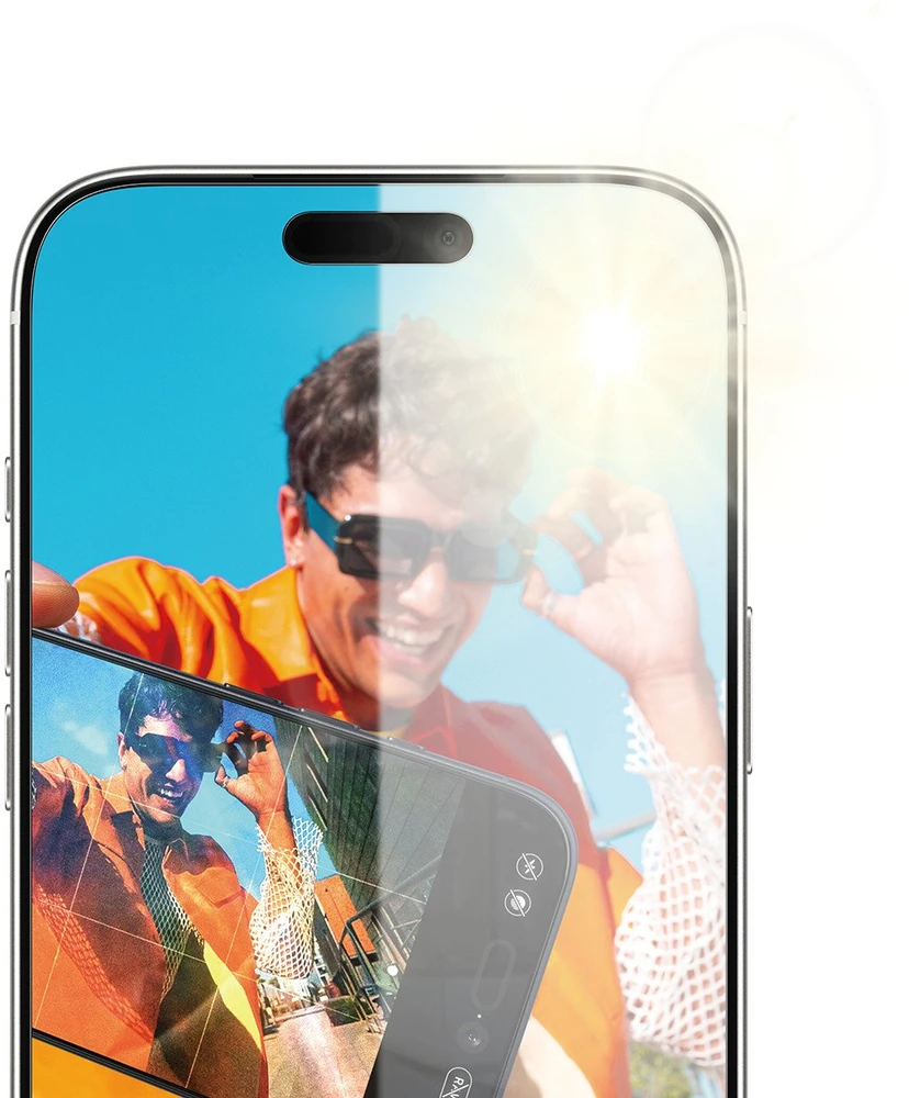 Panzer Glass Grūdintas stiklas PanzerGlass Armor Anti-Reflective EasyAligner do iPhone 17 Pro Max