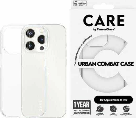 Panzer Glass CARE by PanzerGlass Urban Combat Apple iPhone 15 Pro - dėklas telefonui skaidrus