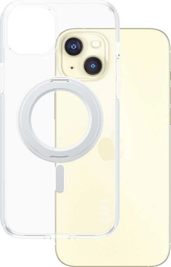 Panzer Glass CARE by PanzerGlass Kickstand MagSafe Apple iPhone 15 Pro Max - dėklas telefonui sidabro spalvos