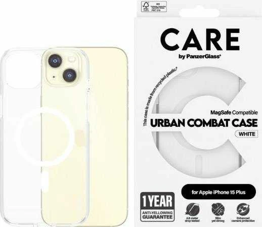 Panzer Glass CARE by PanzerGlass Urban Combat MagSafe Apple iPhone 15 Plus - dėklas telefonui baltos spalvos