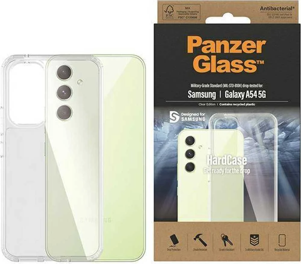Panzer Glass PanzerGlass Hardantibacterial Military Grade certified Samsung Galaxy A54 5G - dėklas telefonui skaidrus