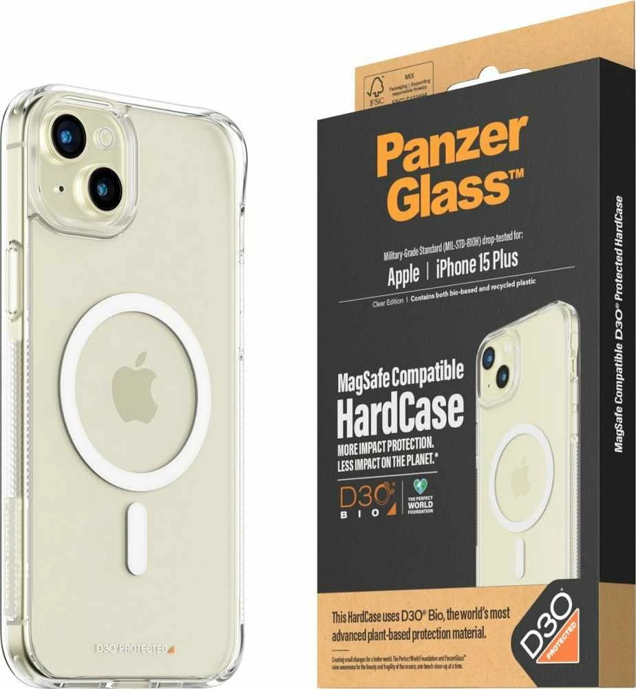 Panzer Glass PanzerGlass™ HardCase MagSafe Suderinamas su D3O iPhone 15 Plus