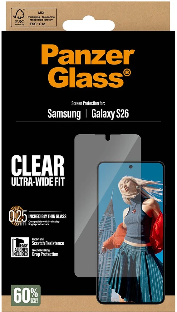 Panzer Glass Samsung Galaxy S26 Ultra-Wide Fit Glass EasyAligner by PanzerGlass