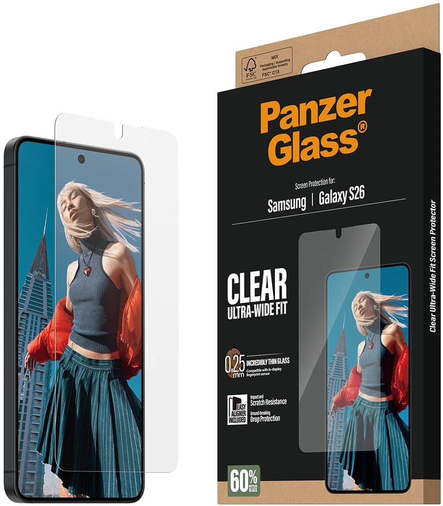 Panzer Glass Samsung Galaxy S26 Ultra-Wide Fit Glass EasyAligner by PanzerGlass