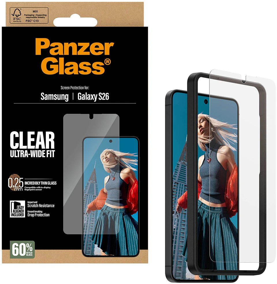 Panzer Glass Samsung Galaxy S26 Ultra-Wide Fit Glass EasyAligner by PanzerGlass
