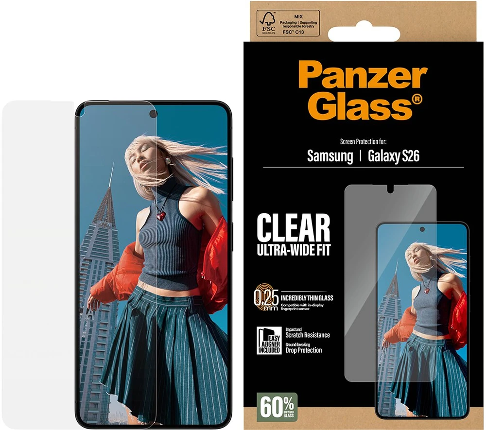 Panzer Glass Samsung Galaxy S26 Ultra-Wide Fit Glass EasyAligner by PanzerGlass