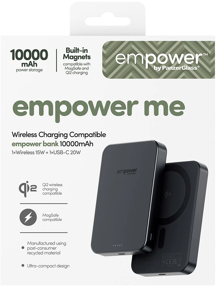 Panzer Glass „PanzerGlass empower“ išorinė baterija, 10000 mAh, kosminė juoda
