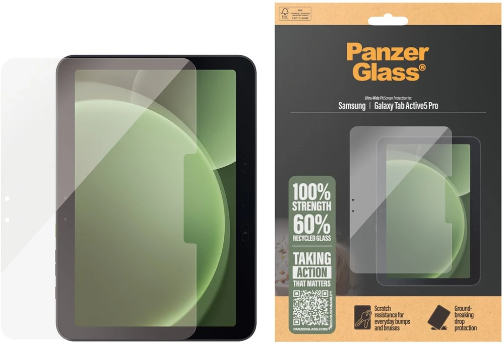 „Panzer Glass PanzerGlass®“ ekrano apsauga „Samsung Galaxy Tab Active5 Pro“ | Itin platus prigludimas