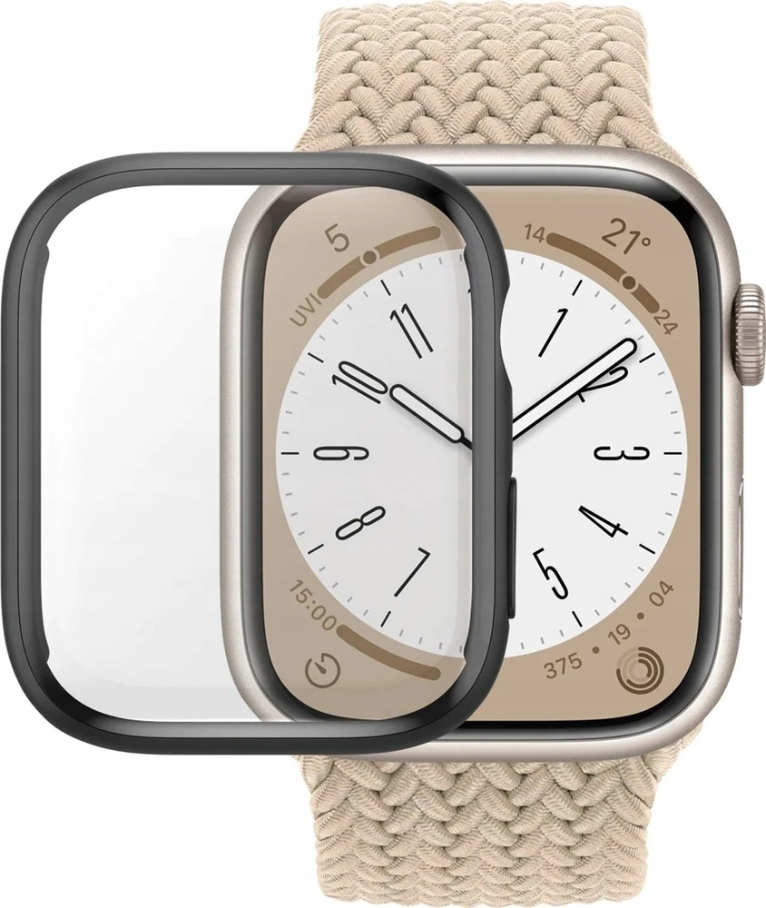 Panzer Glass PanzerGlass Full Body dėklas Apple Watch 7 45mm - juodas
