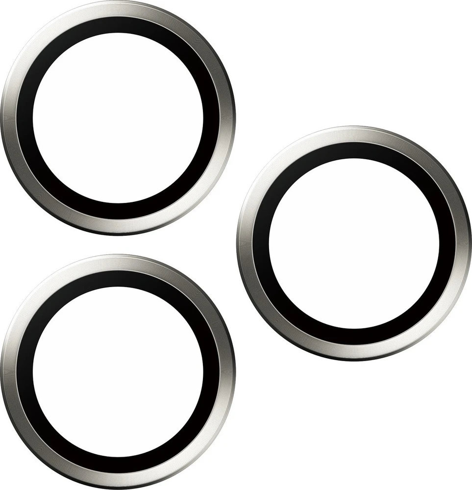 Panzer Glass PanzerGlass Hoops iPhone 15 Pro, Pro Max Baltas Titanium