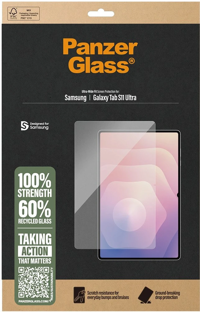 „Panzer Glass“ „PanzerGlass“ ekrano apsauga, skirta „Galaxy Tab S11 Ultra“.
