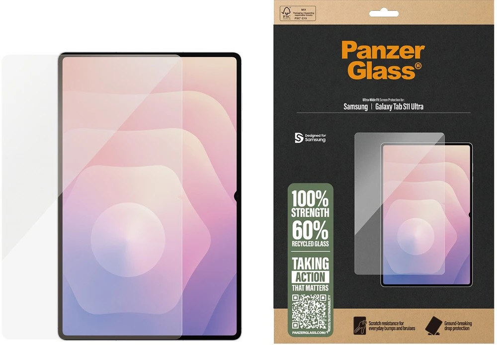 „Panzer Glass“ „PanzerGlass“ ekrano apsauga, skirta „Galaxy Tab S11 Ultra“.