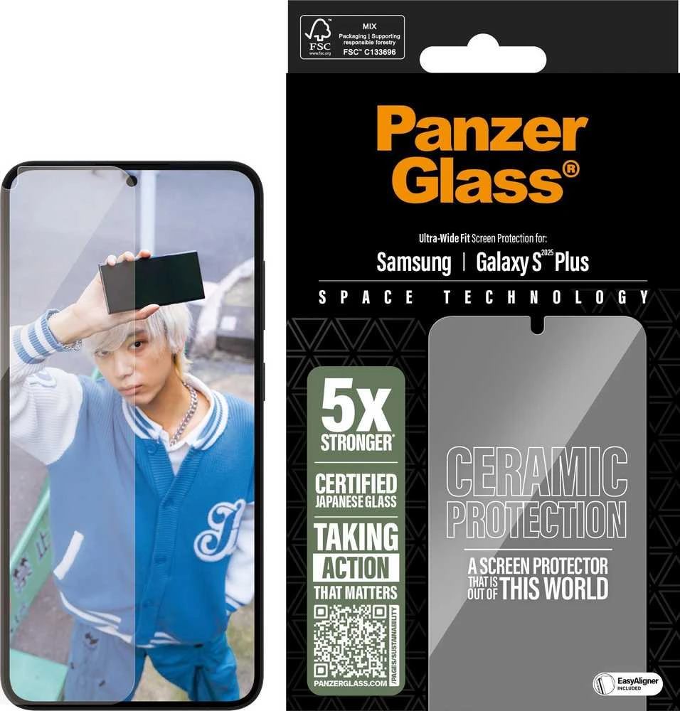 Panzer Glass PanzerGlass Ultra-Wide Fit for Samsung Galaxy S25 Plus ceramic