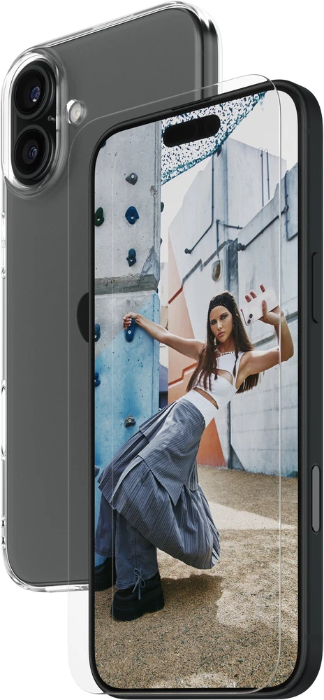Panzer Glass PanzerGlass MOBILE SCREEN PROTECTOR 2IN1/IPHONE 16PLUS CLEA