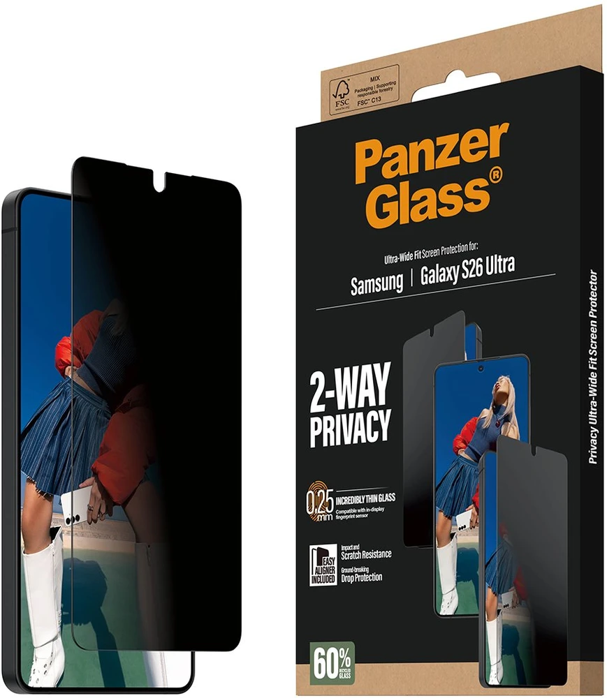 Panzer Glass PanzerGlass Safe Ultra-Wide Fit EasyAligner do Samsung Galaxy S26 Ultra