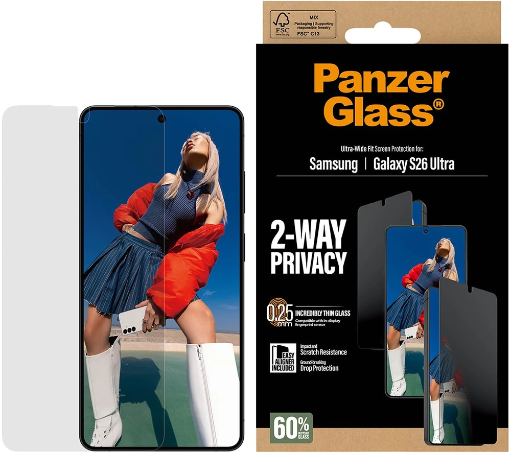 Panzer Glass PanzerGlass Safe Ultra-Wide Fit EasyAligner do Samsung Galaxy S26 Ultra