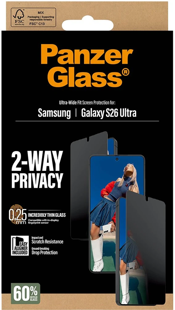 Panzer Glass PanzerGlass Safe Ultra-Wide Fit EasyAligner do Samsung Galaxy S26 Ultra