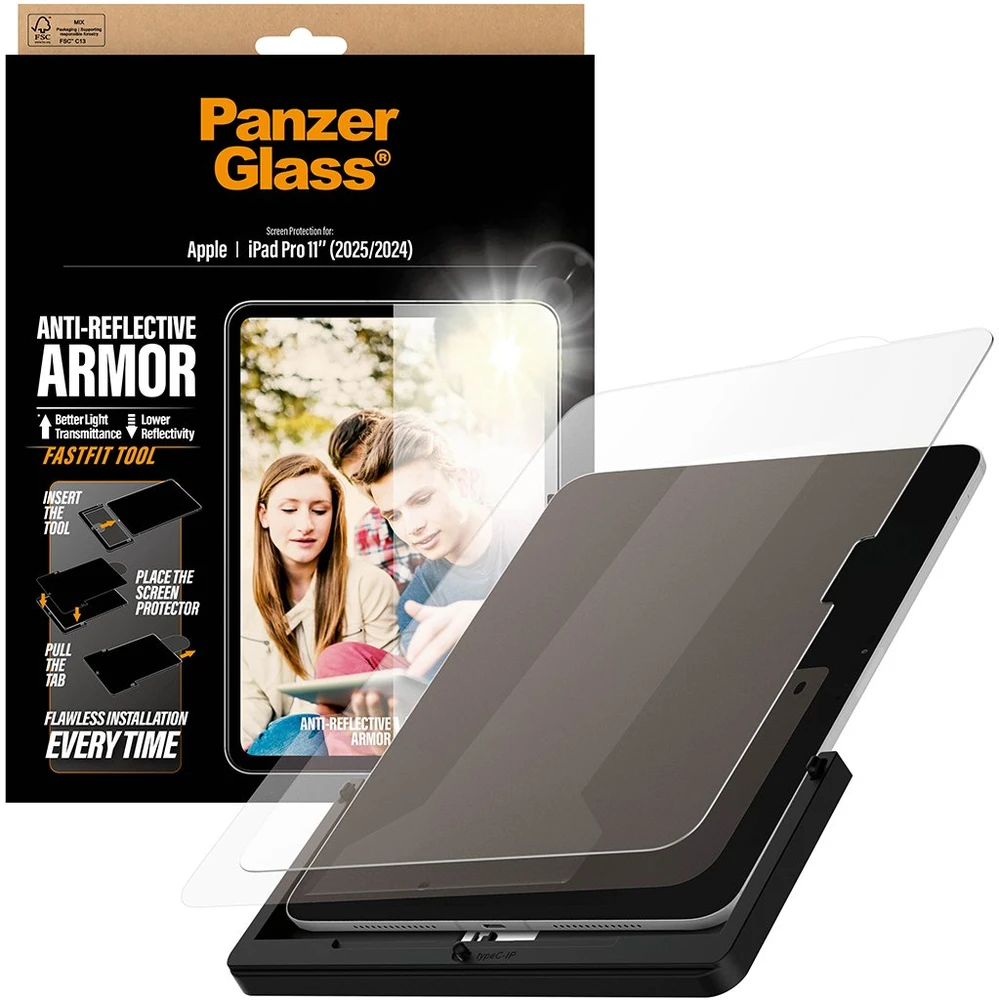 Panzer Glass „PanzerGlass“ antirefleksinė šarvuota ekrano apsauga „iPad Pro 11“